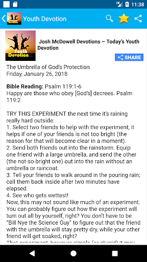 Daily Youth Devotion Screen 2