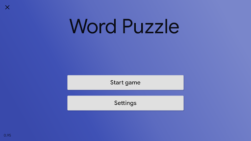 Android application Word Puzzle screenshort