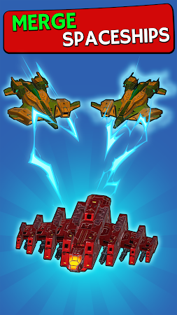 Game screenshot Merge Spaceship: Idle Space mod apk