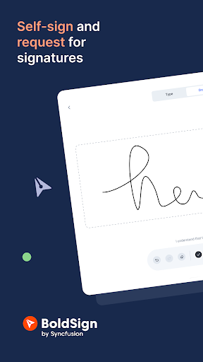 Screenshot of BoldSign: Sign Docs & Request