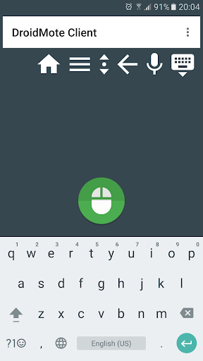 DroidMote Client Screen 2