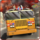 Fire Driver Truck City Rescue icon