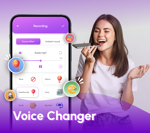 Android application Voice Changer: Audio Effect screenshort