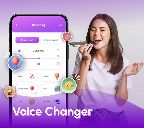 Voice Changer: Audio Effectのおすすめ画像1