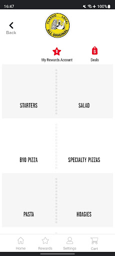 Screenshot of All Original Pizzeria