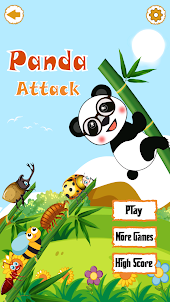 Panda Attack: Slide & Throw