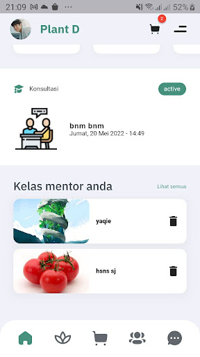 Android application Plant D screenshort