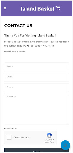 Android application Island Basket screenshort