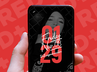 Red+ : Widget for kwgt Tangkapan layar