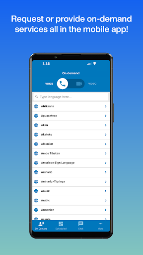 Android application Interpreter Intelligence screenshort