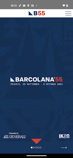 Android application Barcolana screenshort