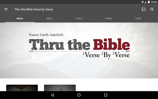 Screenshot of Thru the Bible Verse by Verse