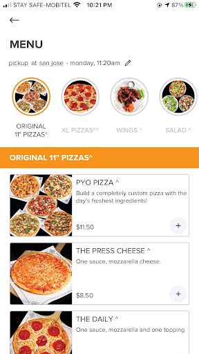 Pizza Press Screen 3