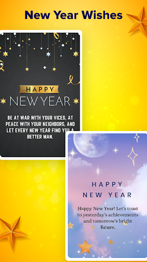 Android application Happy NewYear 2024 screenshort