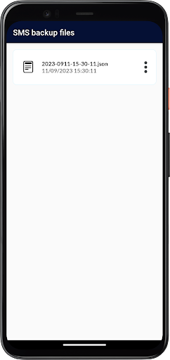 Screenshot of Call Log and sms manager