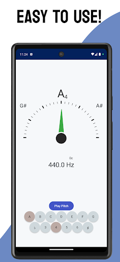 Chromatic Tuner and Tone Maker Screen 2
