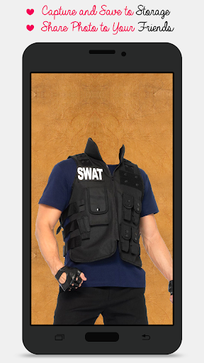 Police Suit Photo Maker (Man) Screen 3