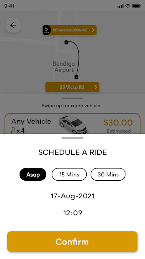 Hello Taxi Screen 3