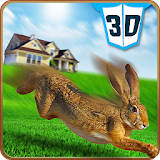 Pet Rabbit Vs Dog Attack 3D icon