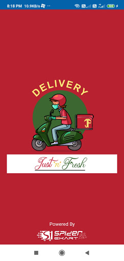 Android application Just N Fresh Delivery Boy screenshort