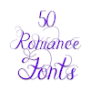 Romance Fonts Message Maker icon