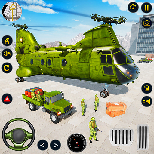 Army Bus Game Army Driving logo