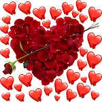 Cover Image of Baixar WASticker: Love Flowers  APK