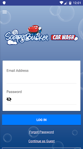 Android application Soapy Bucket Car Wash screenshort