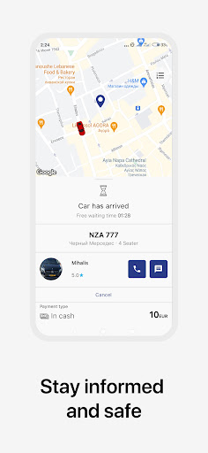 VivaCy Taxi Cyprus Screen 3