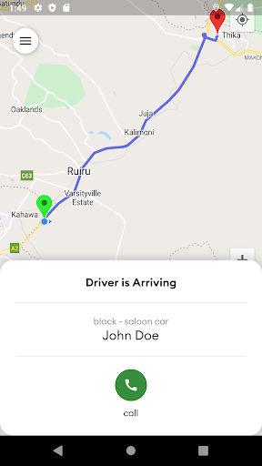 Udriving - Request Training Screen 3