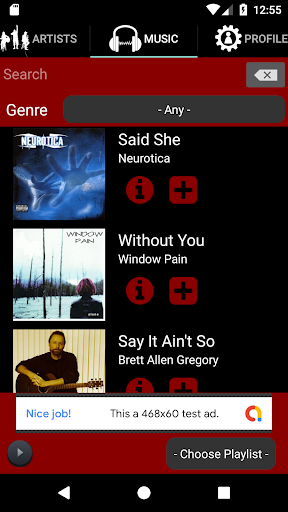 Android application HuH Radio (HavUHeard) screenshort