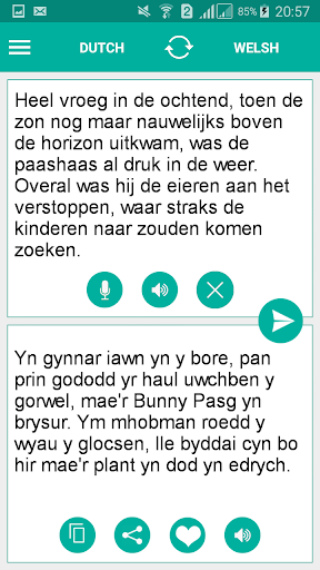 Android application Welsh Dutch Translator screenshort