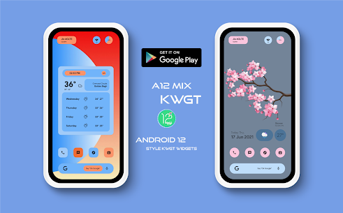 A12 Mix KWGT APK (PAID) Free Download 5