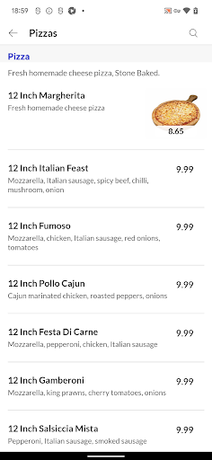 Italian Feast Screen 3
