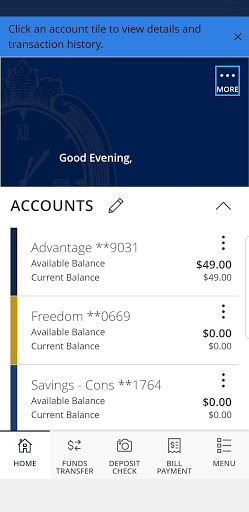 First National Bank Mobile Screen 2