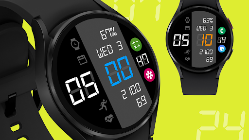 LCD Custom Color Watch Face Screen 2