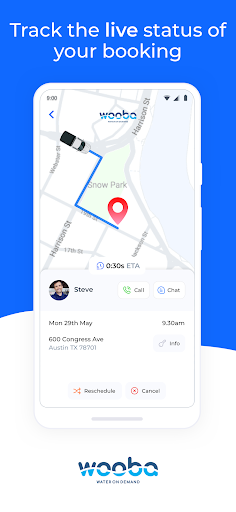 Wooba Booking App Screen 3
