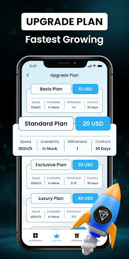 Mine Tron - AI Cloud TRX Miner