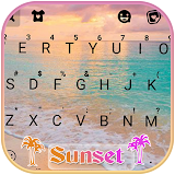 Beach Sunset Keyboard Background icon