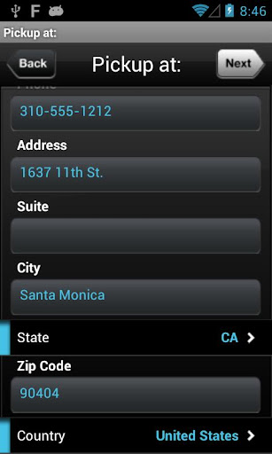 App screenshot