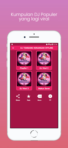 Android application DJ Tembang Kenangan 80an Viral screenshort