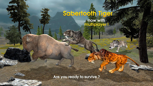 Screenshot 15 Sabertooth Tiger Chase Sim android
