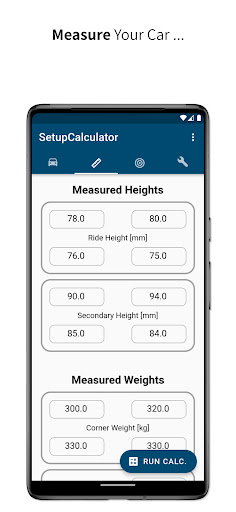 SetupCalculator Screen 2