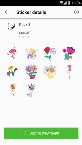 Flowers Stickers : Wastickers Screen 3