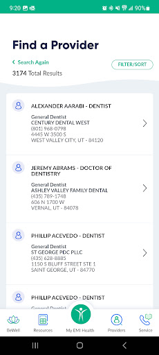 EMI Health Screen 3