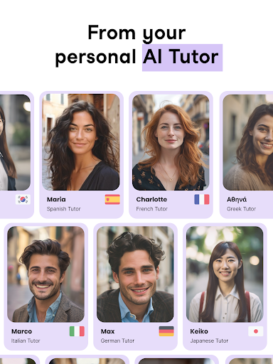 Screenshot of Univerbal AI Language Learning