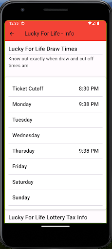 Iowa Lottery Results Screen 3
