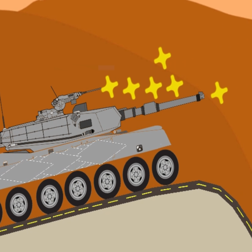 ARMY TANK - DESERT FIGHTER logo