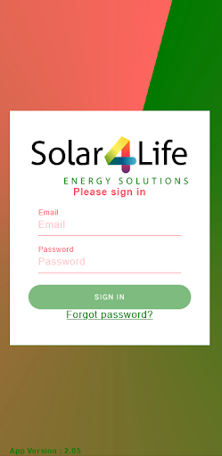 Android application Solar4Life Synergy screenshort