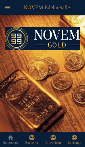 Android application NOVEM GOLD screenshort